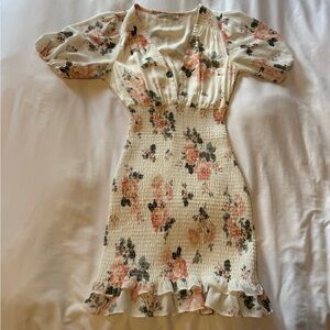Floral Smocked Abercrombie and Fitch Mini Dress